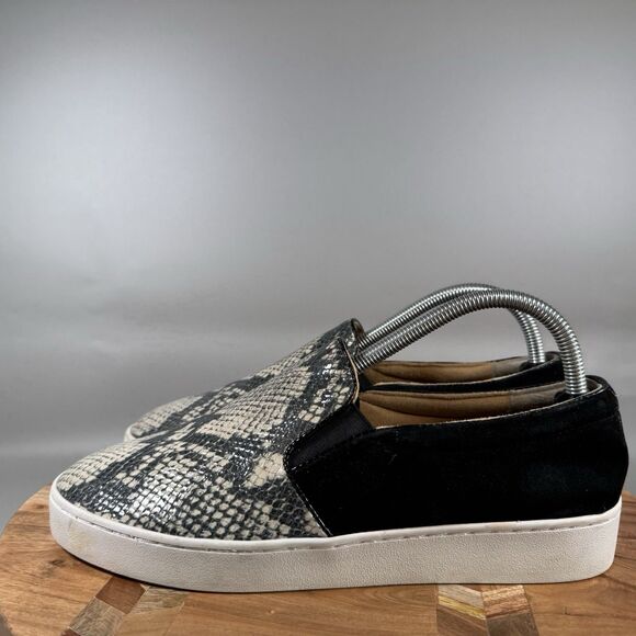 S Vionic Splendid Midi Slip-On Sneakers in Natural Snake Size 9 Women's Comfort - Picture 3 of 8